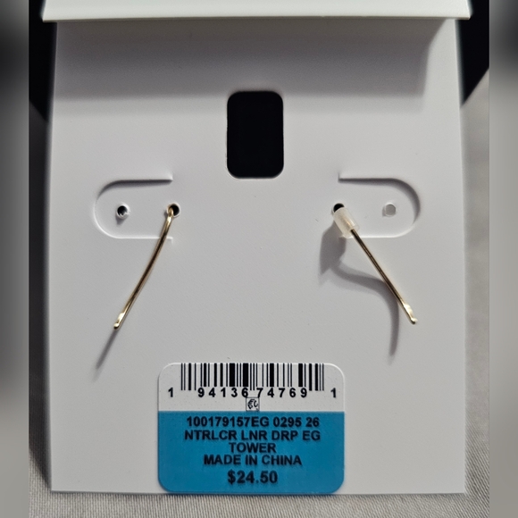 NWT‎ Charter Club pearl drop earrings - Picture 2 of 3